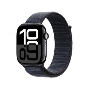 Apple Watch Series 10, 46 мм, корпус из алюминия «Черный» | Black, Спортивная петля