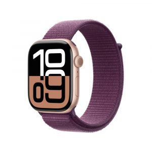 Apple Watch Series 10, 42 мм, корпус из алюминия «Розовый» | Pink, Спортивная петля