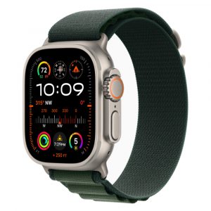 Apple Watch Ultra 2 (2024), 49 мм, корпус из титана «Природный титановый» | Natural Titanium, ремешок «Альпийская петля»