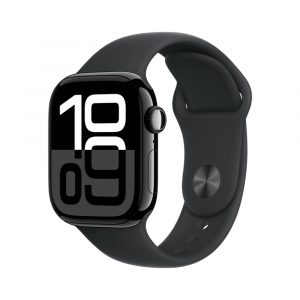 Apple Watch Series 10, 46 мм, корпус из алюминия «Черный» | Black, Спортивный ремешок (M/L)